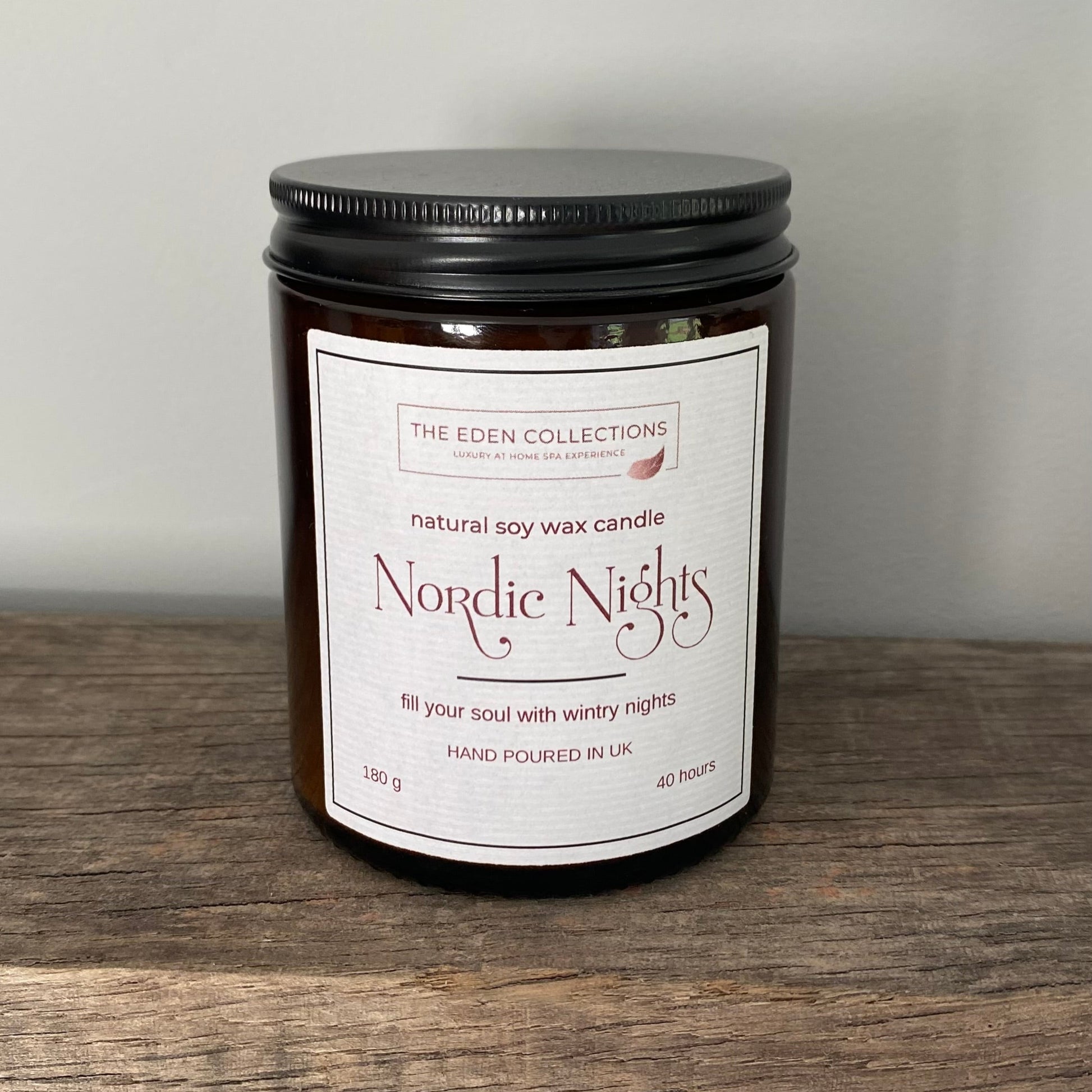 Sojawachskerze im Glas Nordic Nights