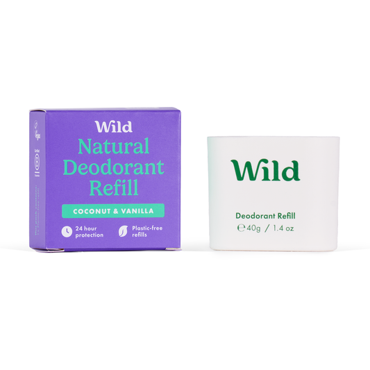 Wild - Deodorant Refill Sensitive Coconut & Vanilla, 40 g