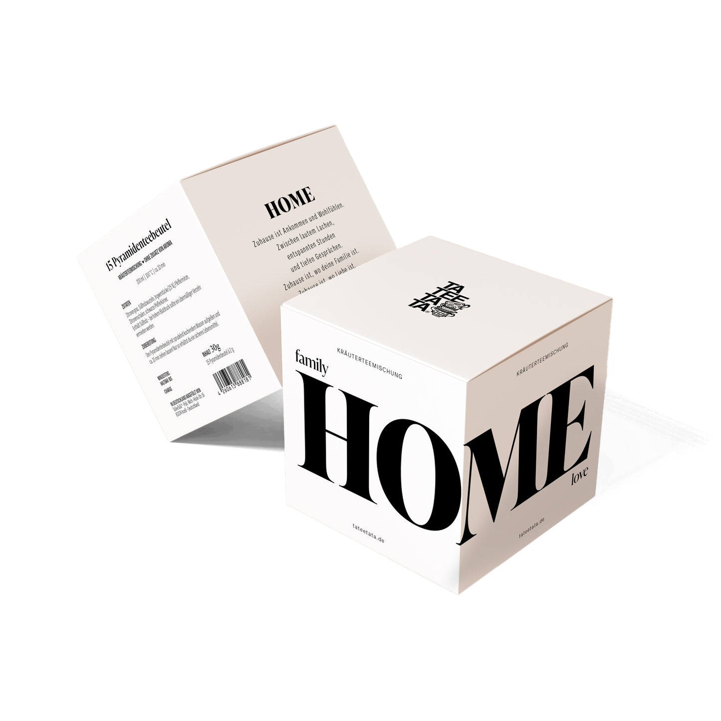Teewürfel "HOME" - TaTeeTaTa