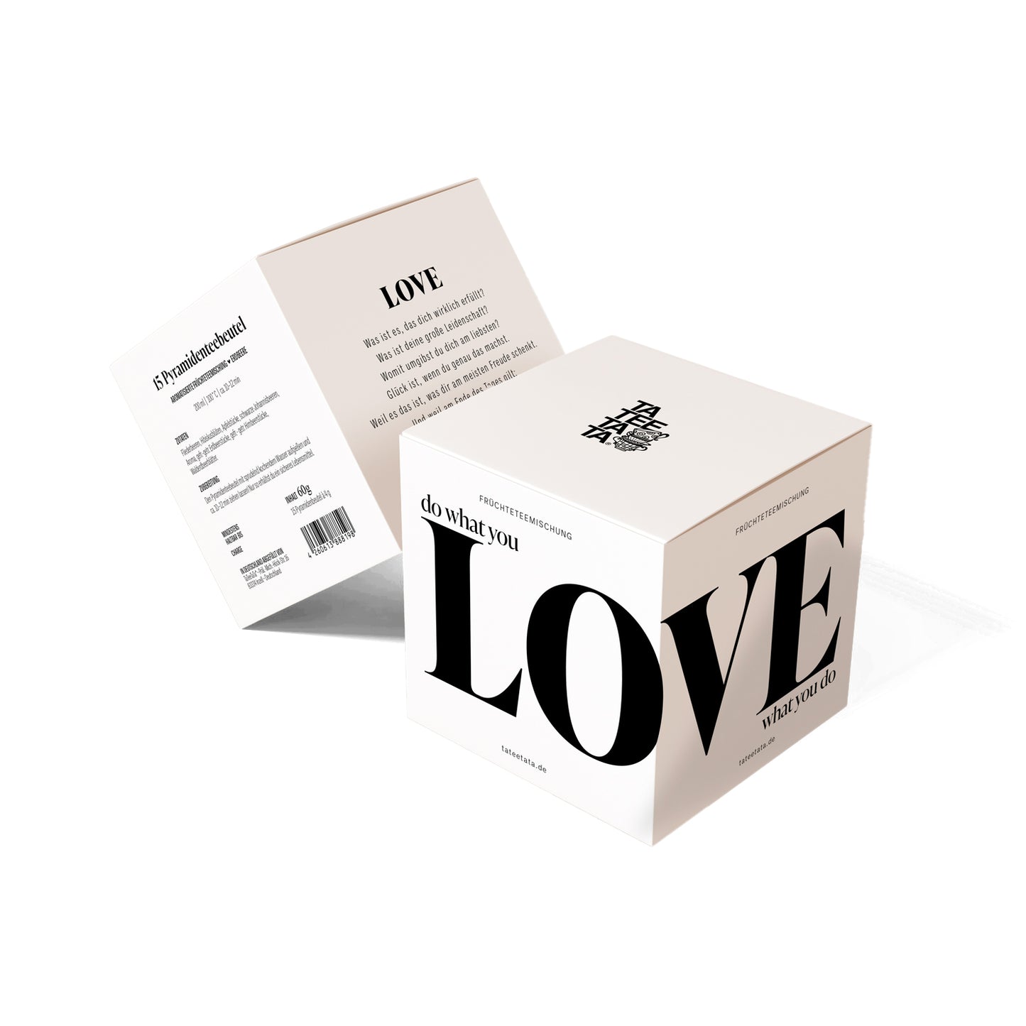 Dés de thé "LOVE"