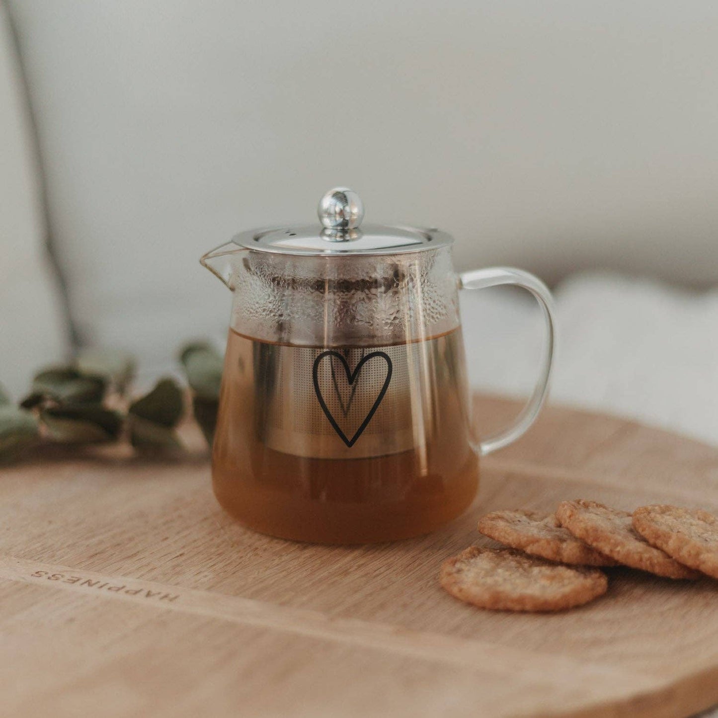 Théière en forme de cœur 550 ml