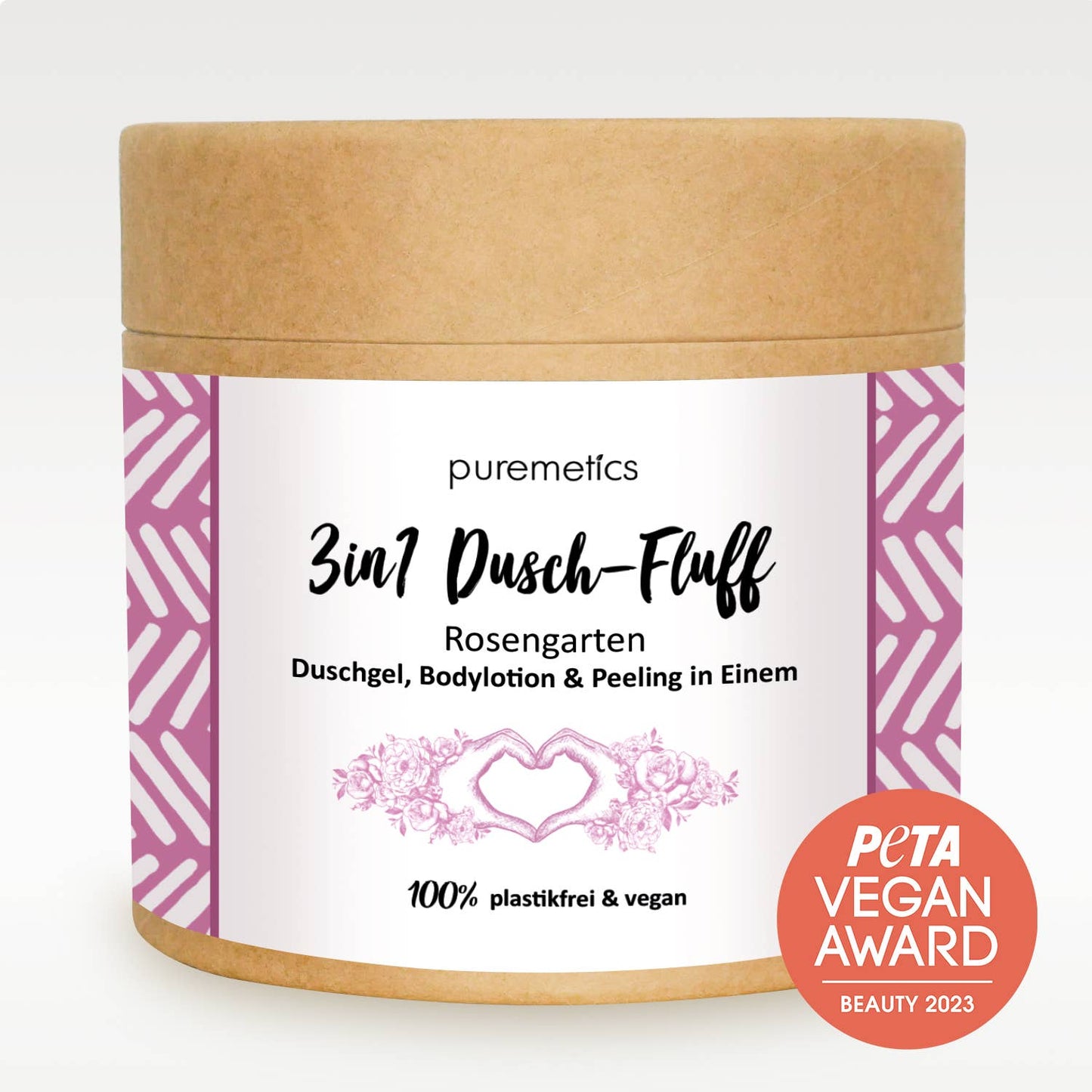 Peluche de douche 3en1 'Rose Garden'