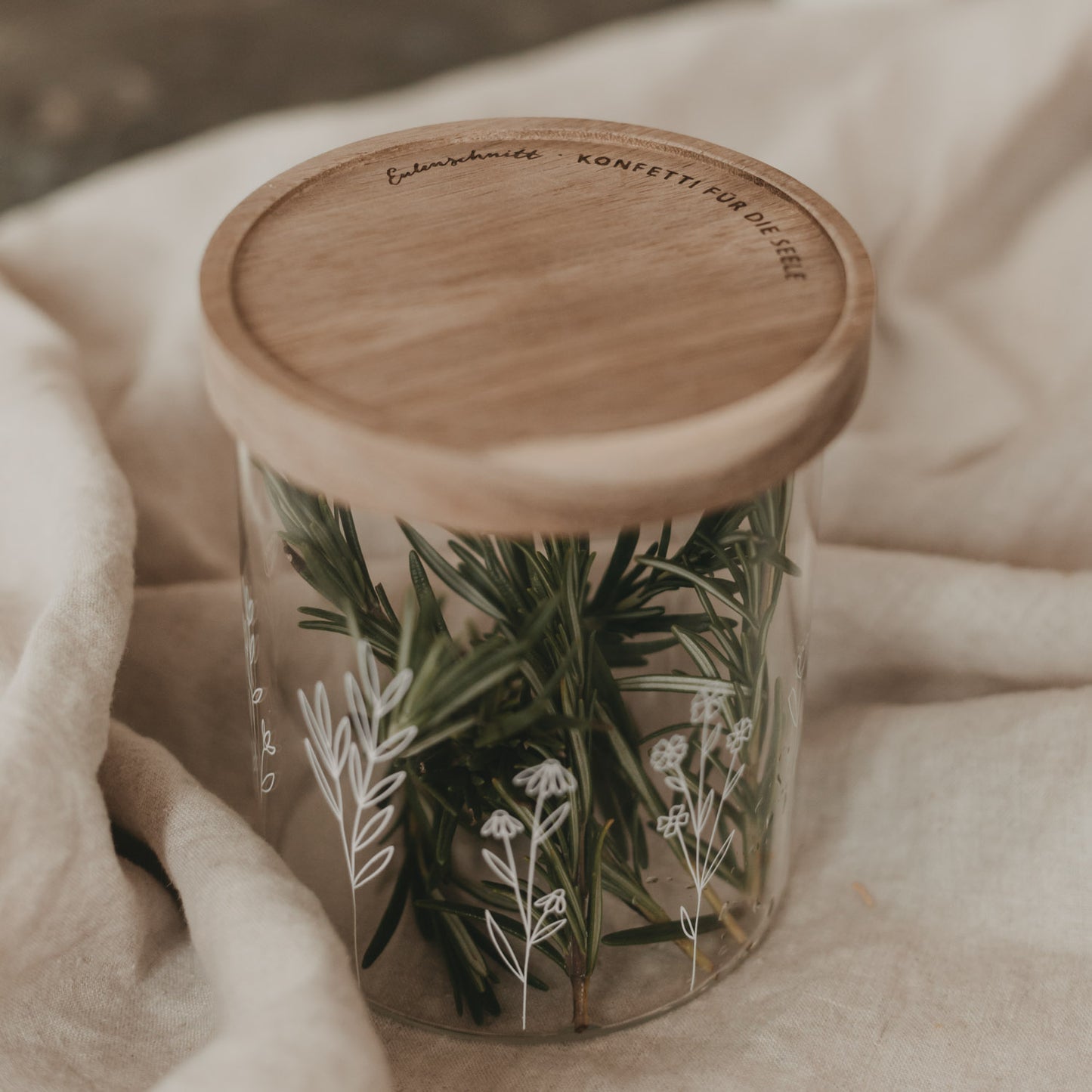 Vorratsglas "Blumenwiese" 13cm