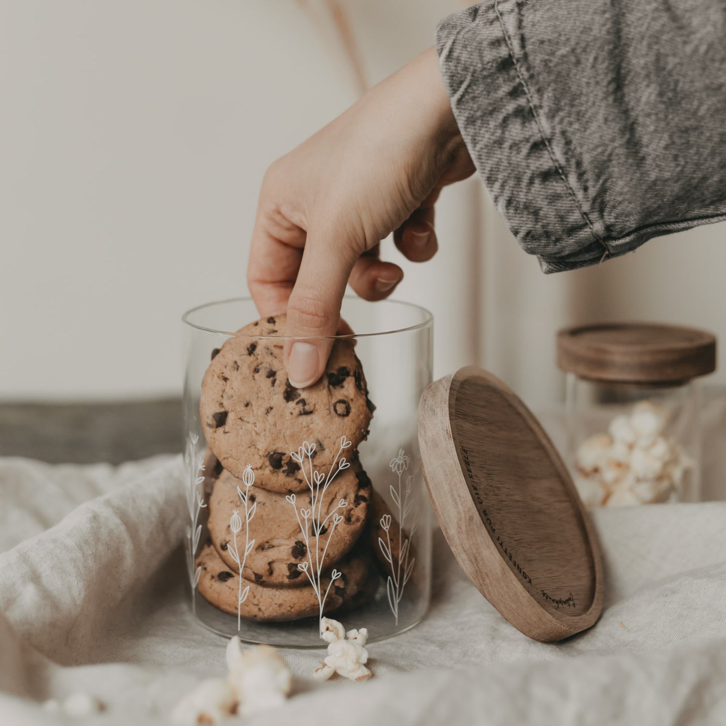 Vorratsglas "Blumenwiese" 13cm