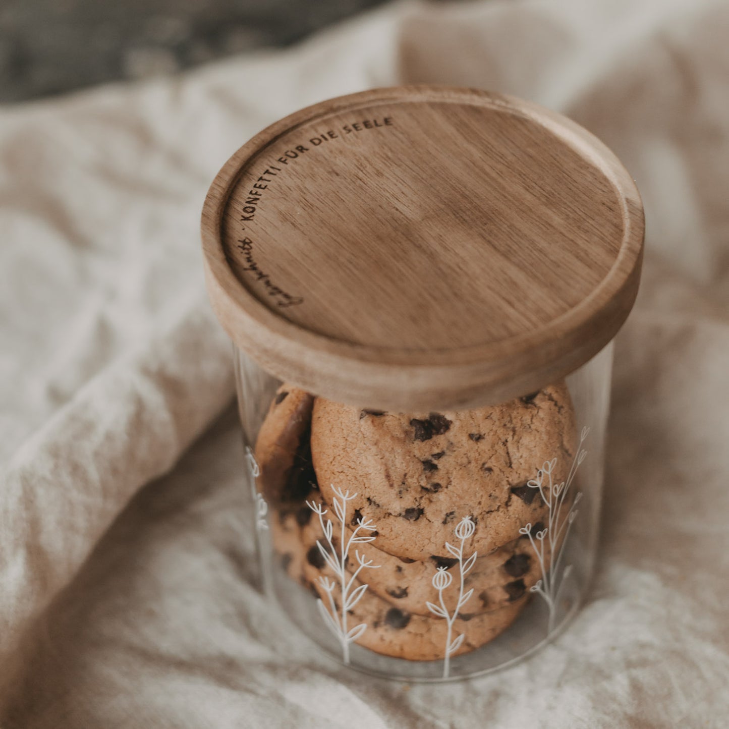 Vorratsglas "Blumenwiese" 13cm