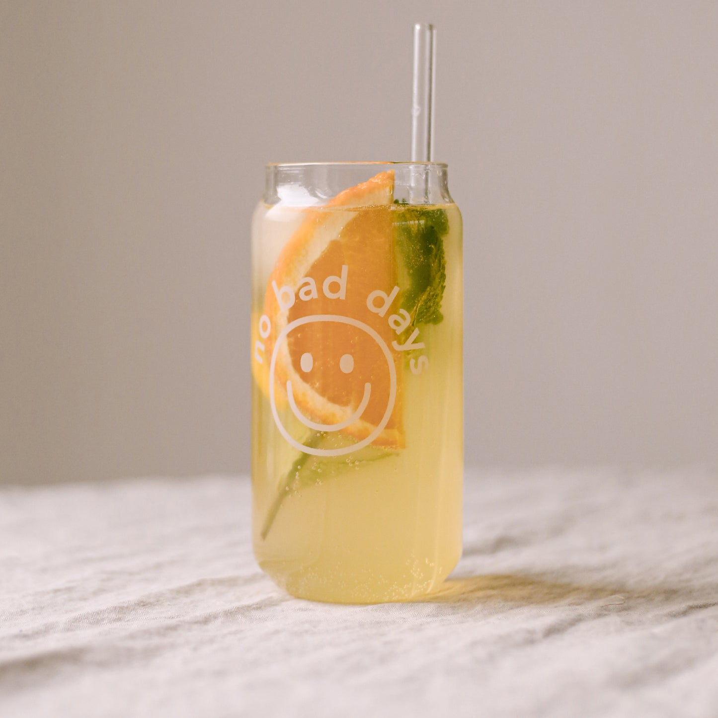 Tall drinking glass - various designs
