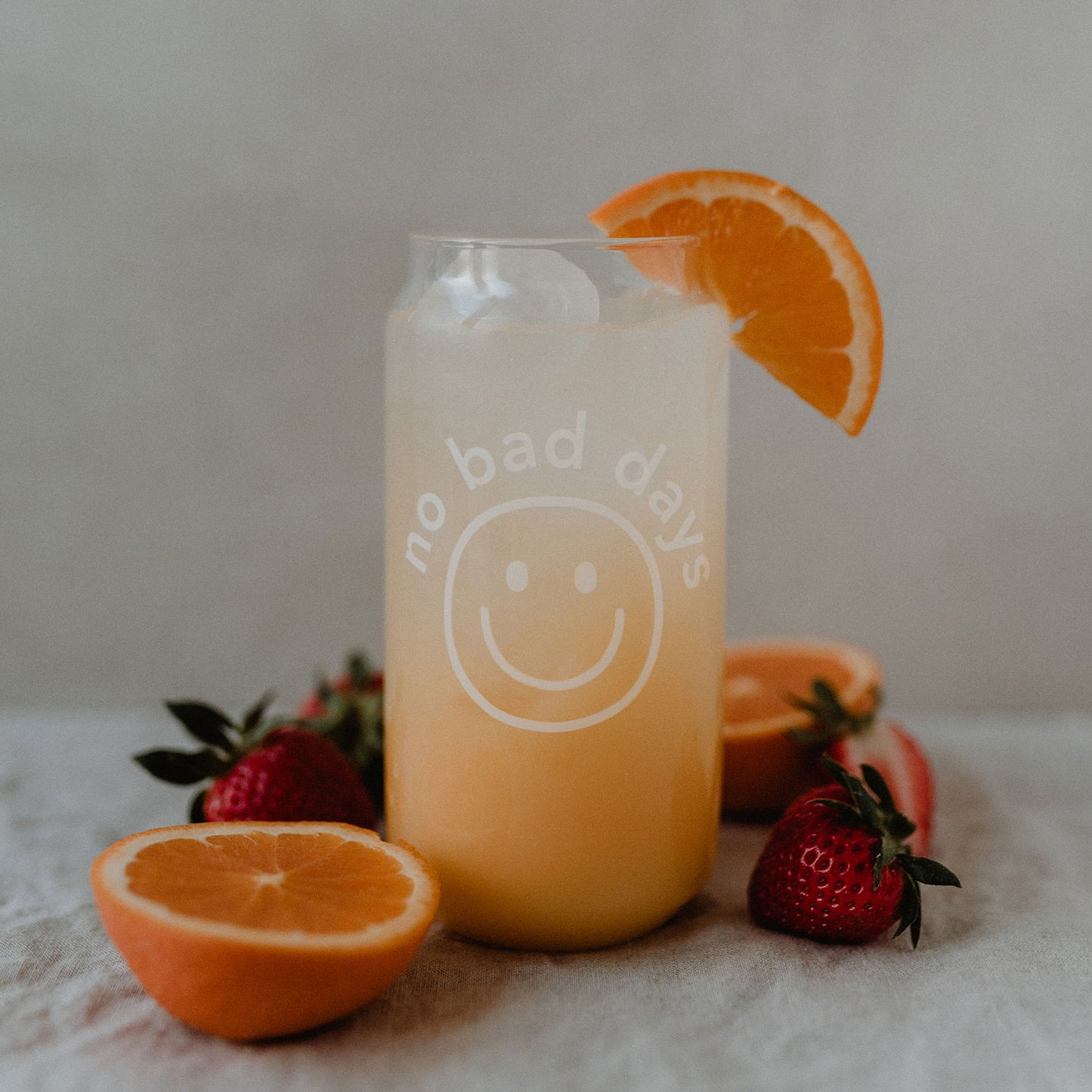 Tall drinking glass - various designs
