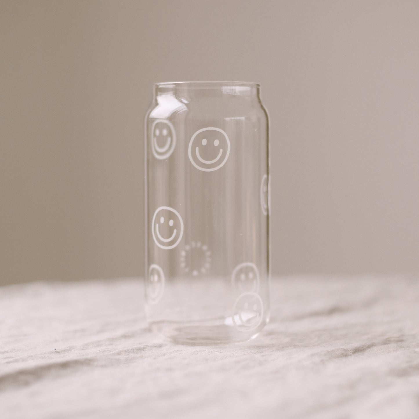 Tall drinking glass - various designs