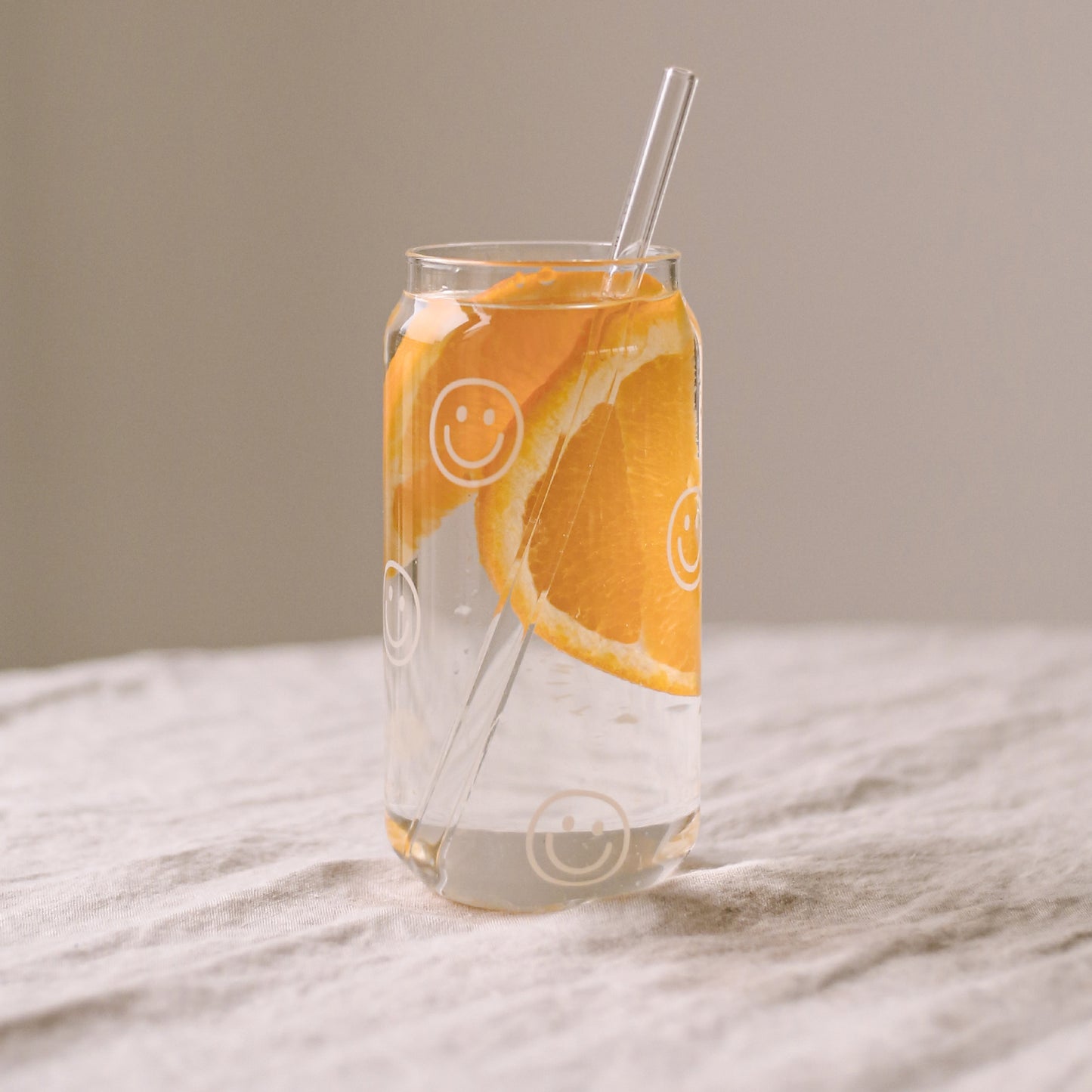 Tall drinking glass - various designs
