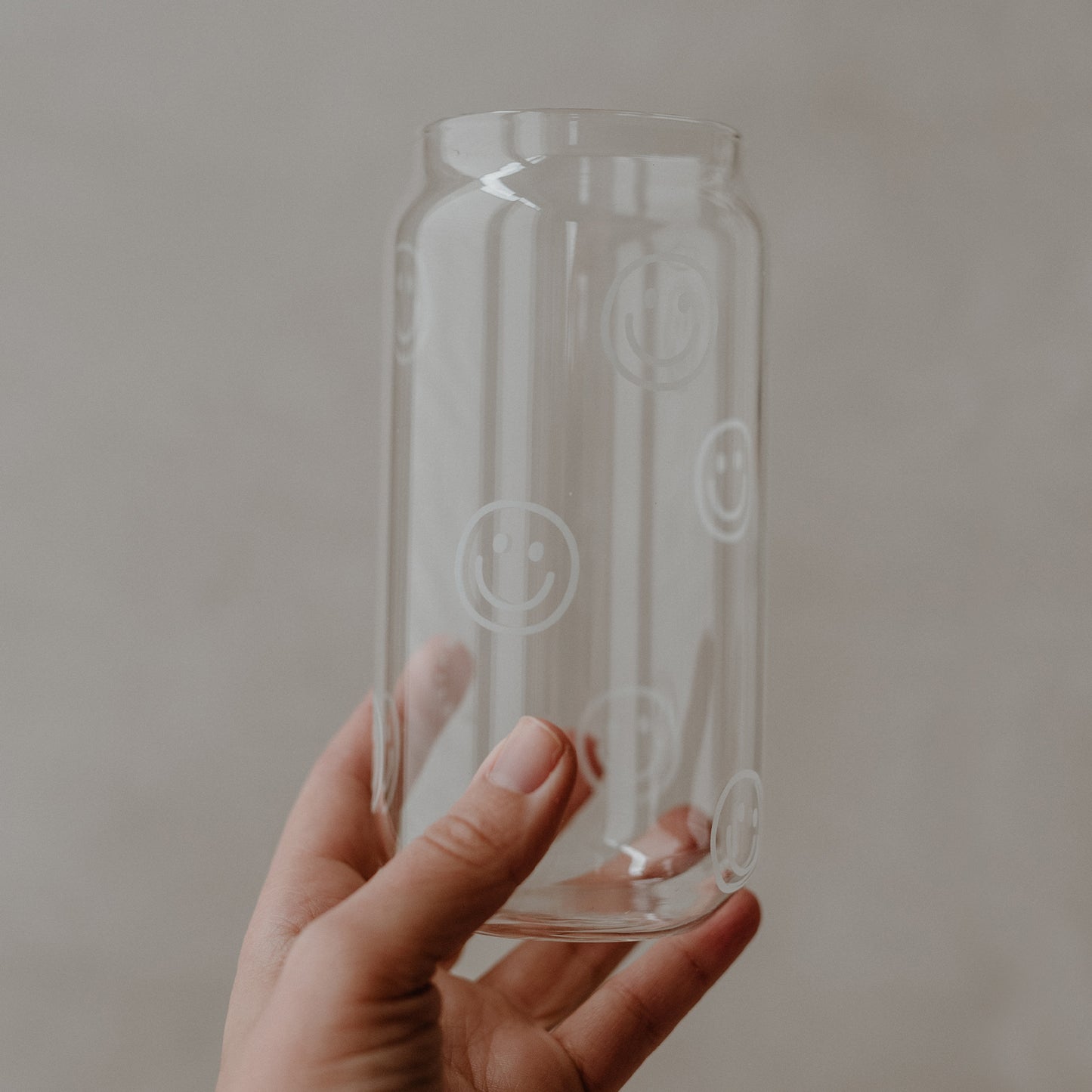 Tall drinking glass - various designs