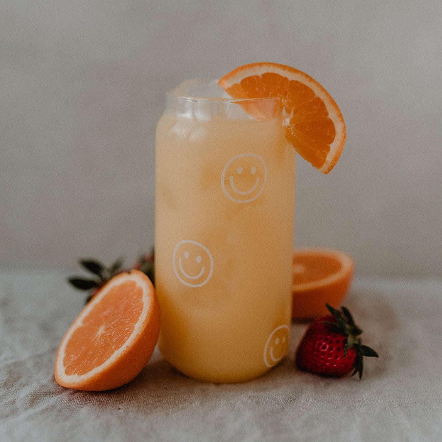 Tall drinking glass - various designs