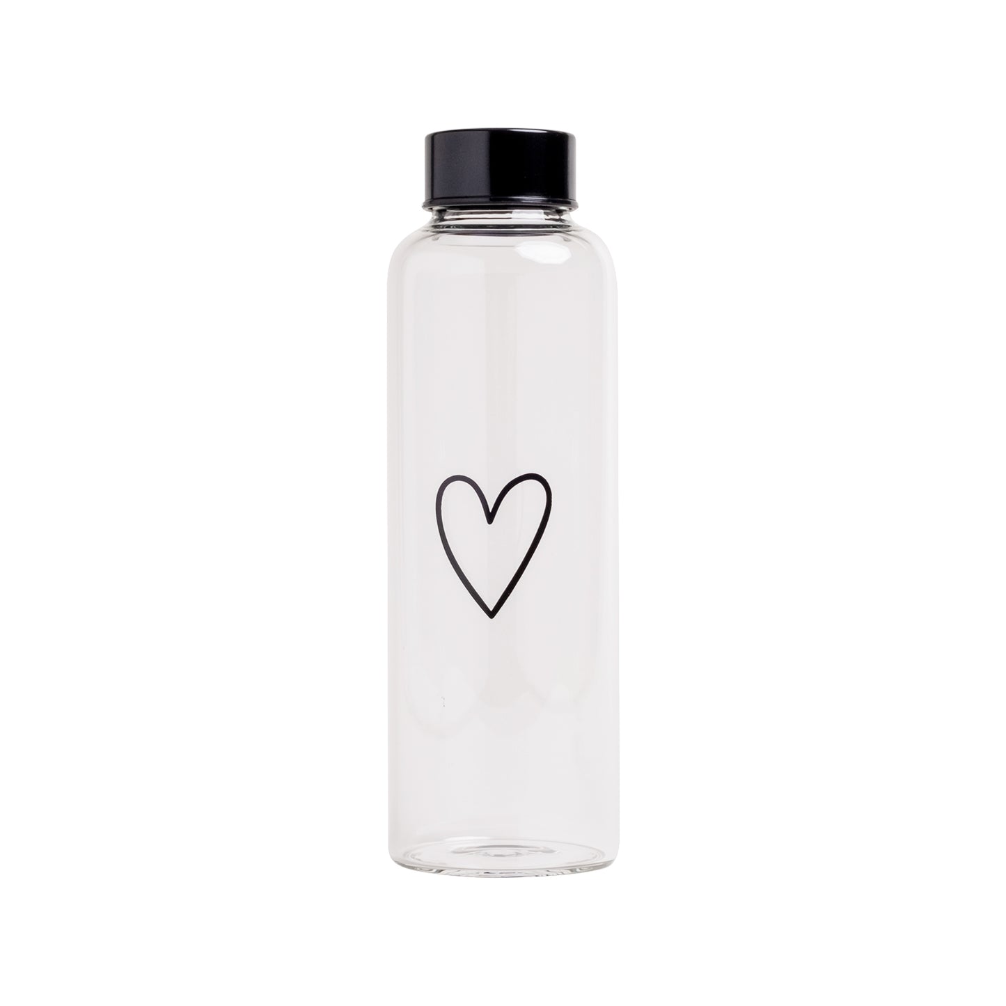 Gourde en verre "Coeur"