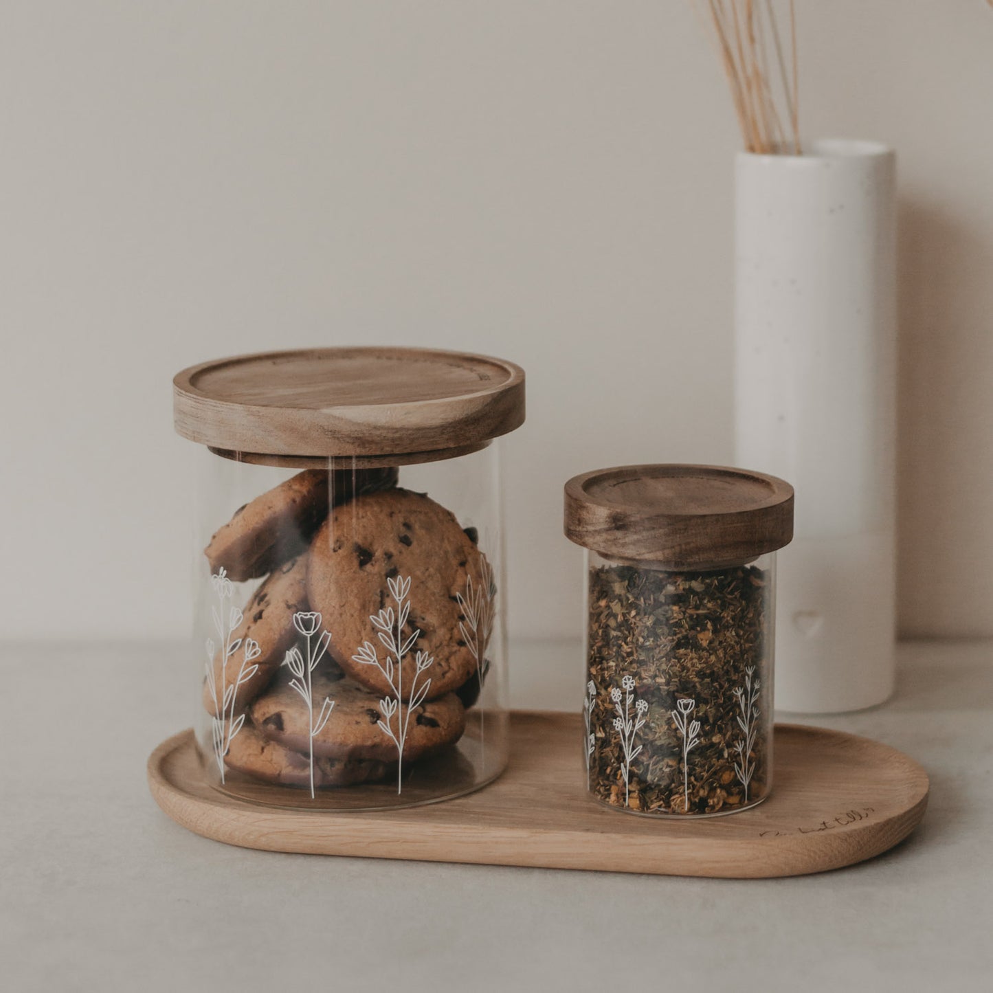 Mini Vorratsglas "Blumenwiese" 9cm