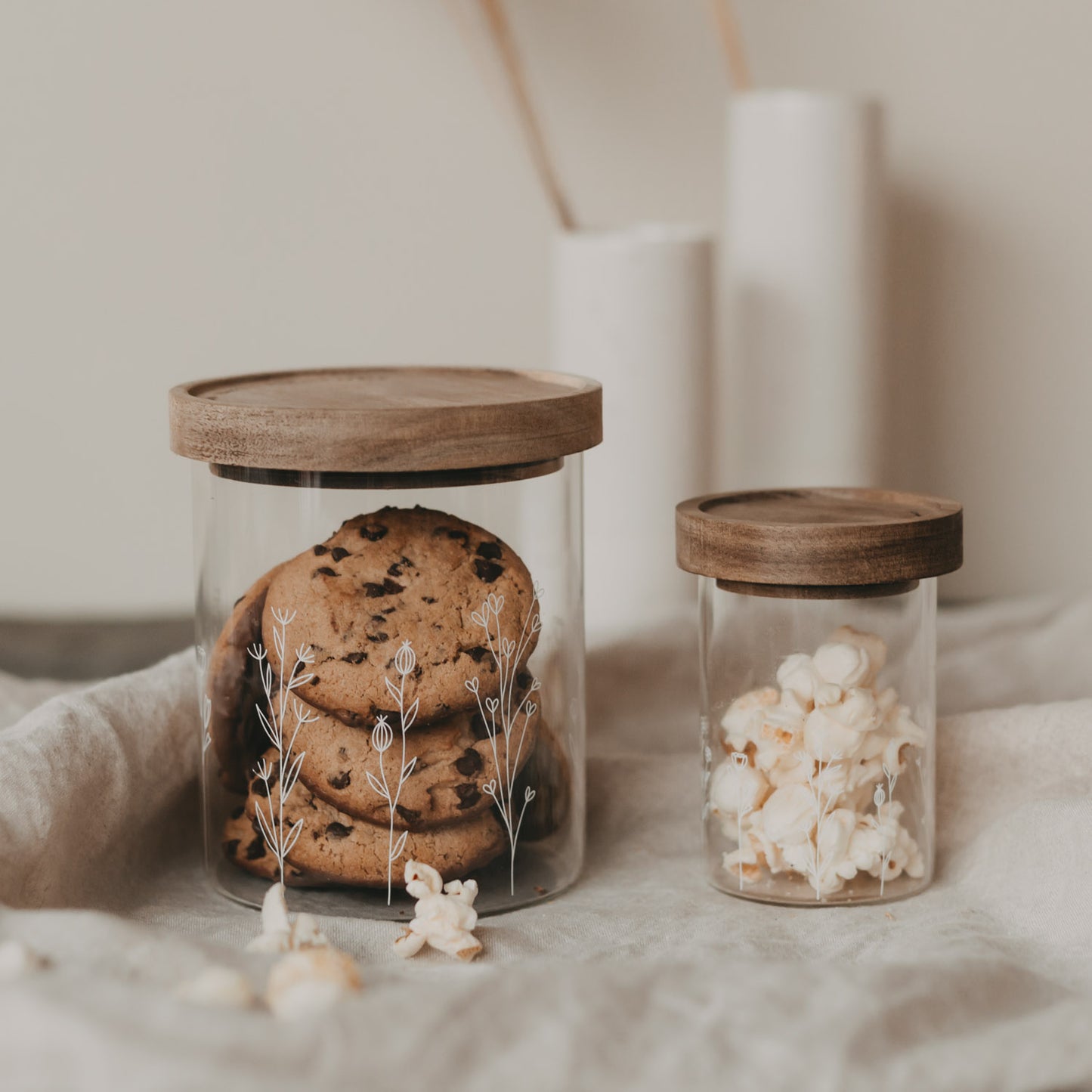 Mini Vorratsglas "Blumenwiese" 9cm