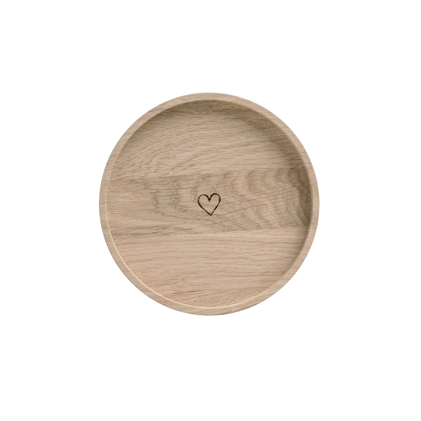 Mini Tablett rund "Herz"