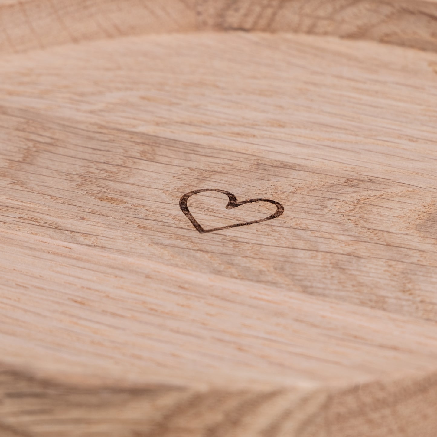 Mini Tablett rund "Herz"