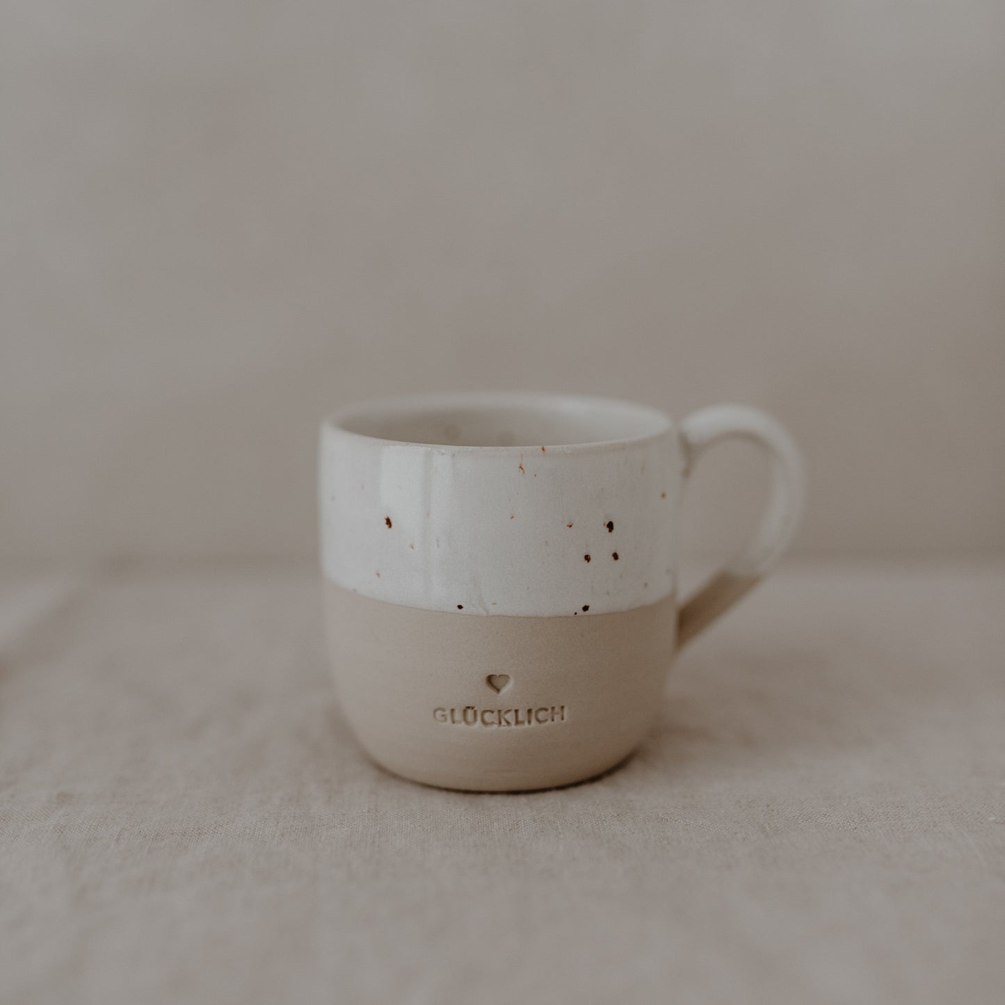 Petite tasse à cappuccino "Happy"
