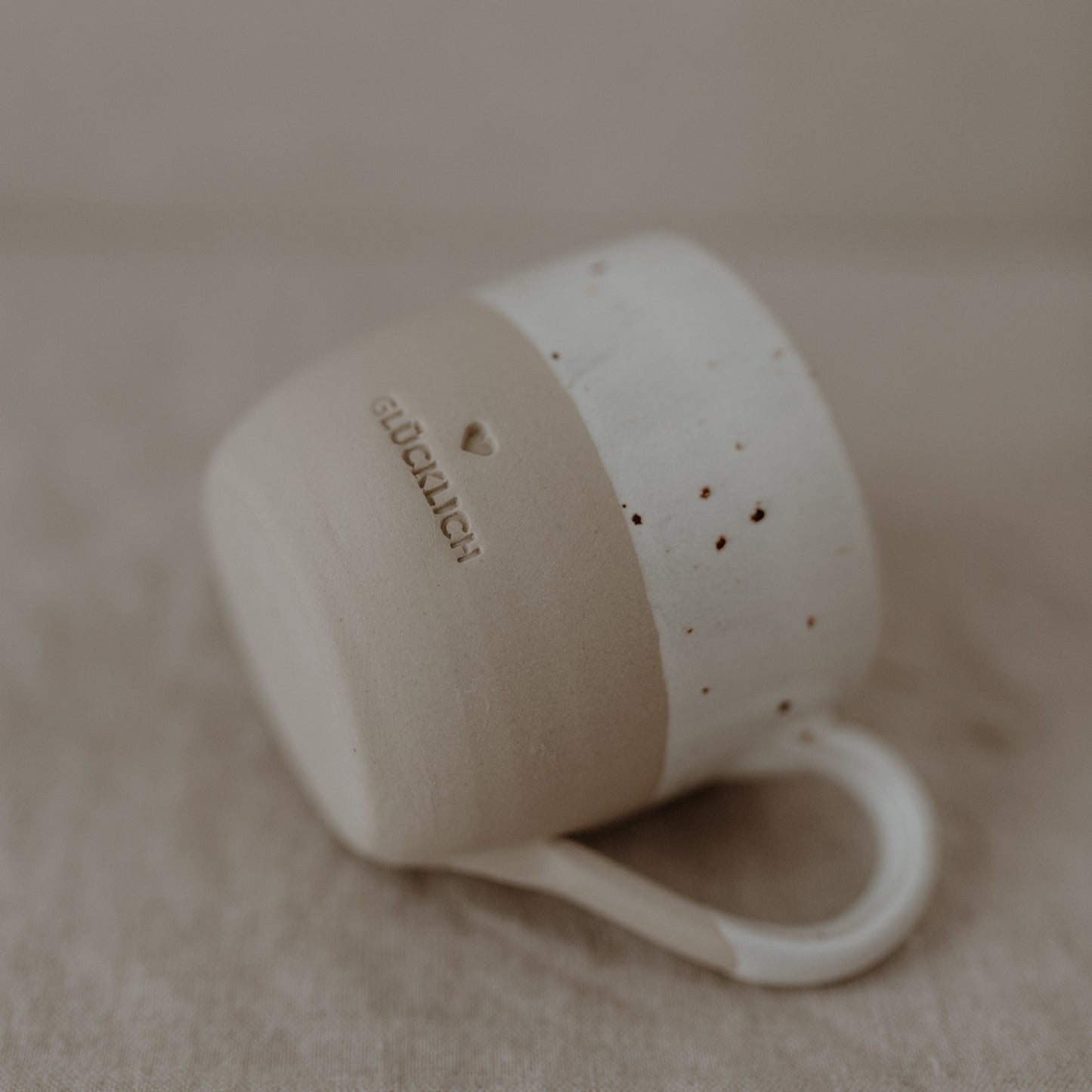 Petite tasse à cappuccino "Happy"